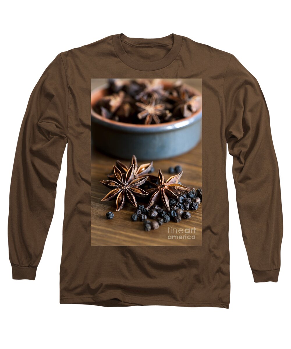 Anise Long Sleeve T-Shirt featuring the photograph Pepper and Spice by Anne Gilbert