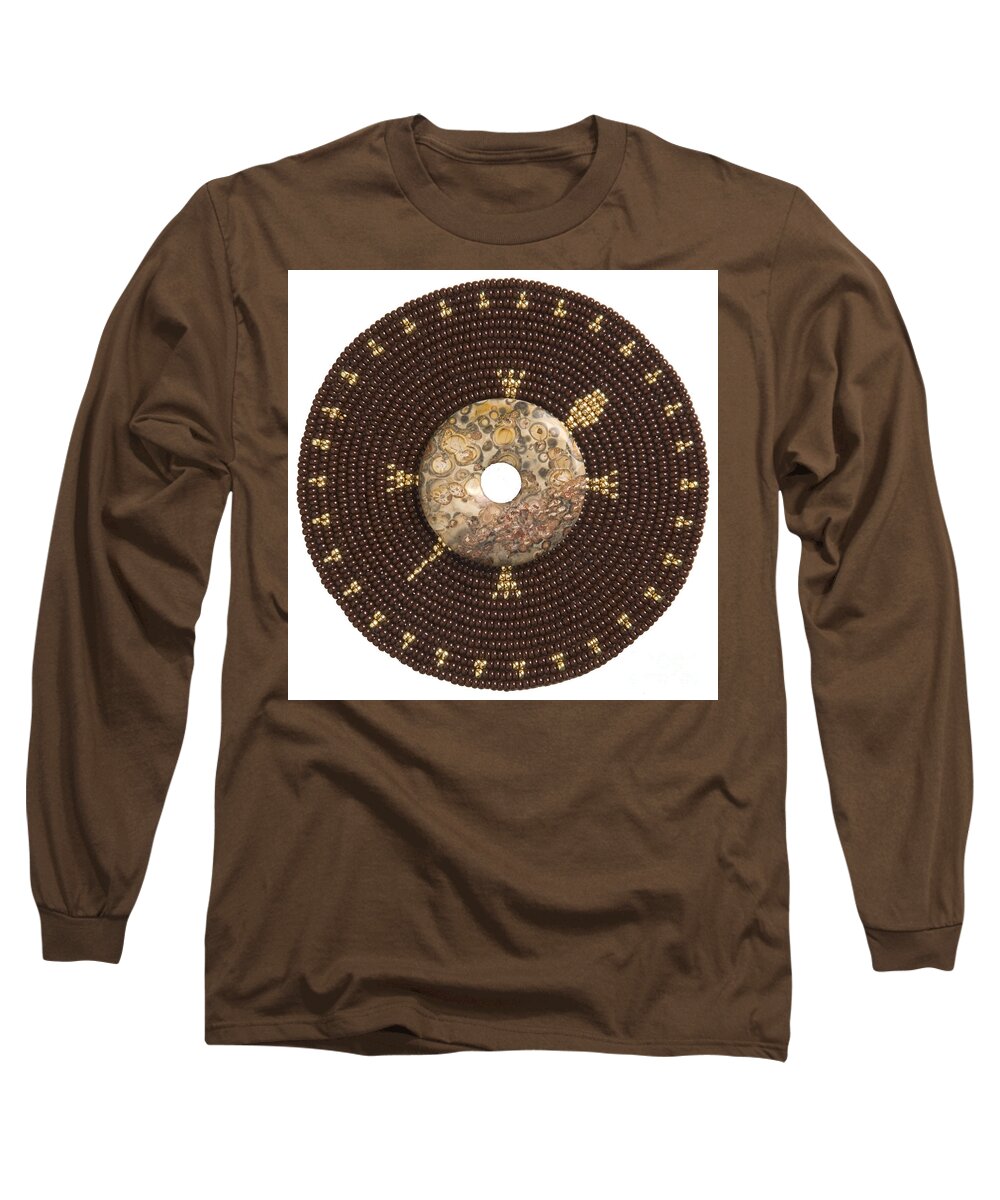 Glass Beads Long Sleeve T-Shirt featuring the digital art Picture Jasper by Douglas Limon