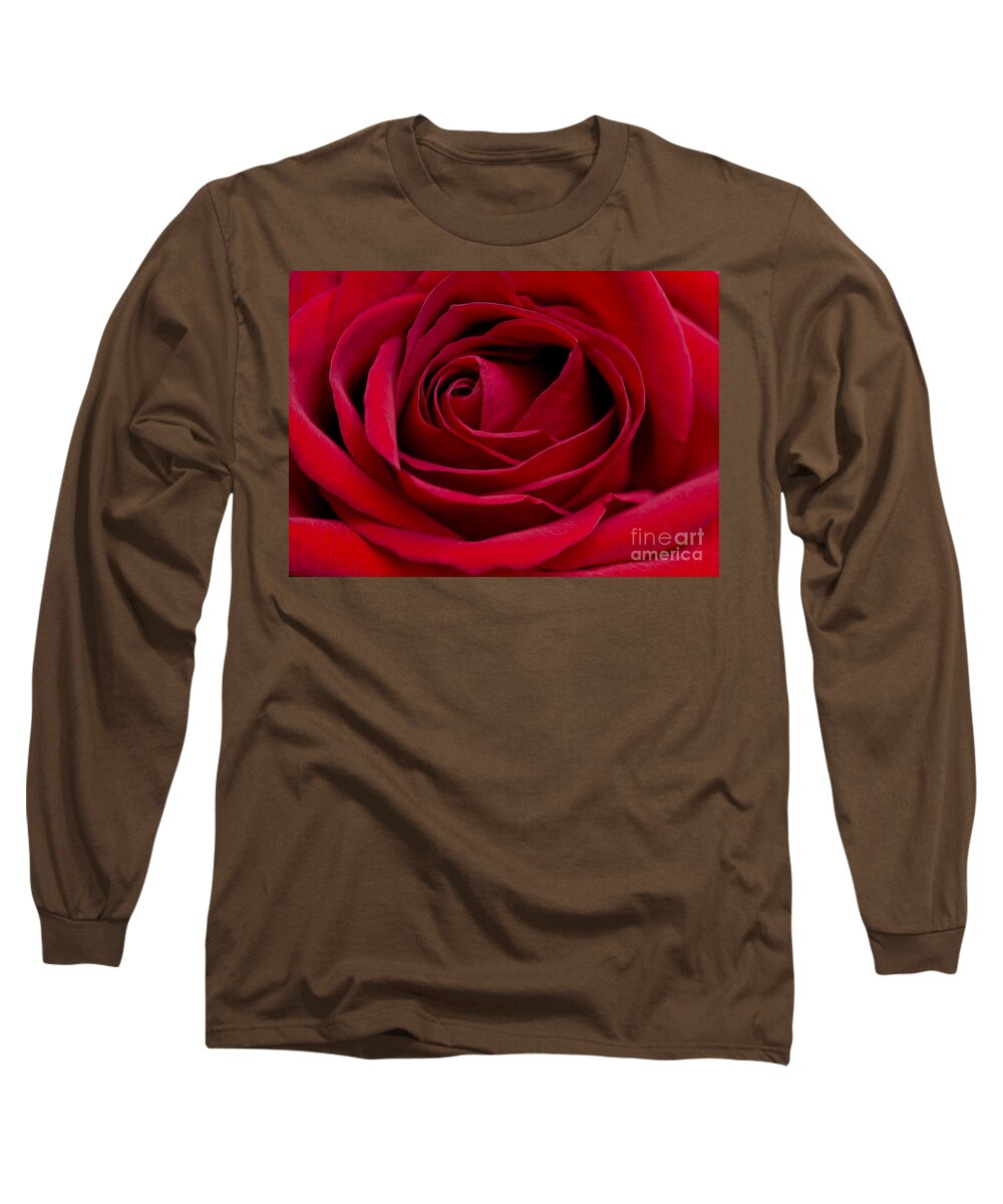Pacific Long Sleeve T-Shirt featuring the photograph Eye Of The Rose #3 by Nick Boren