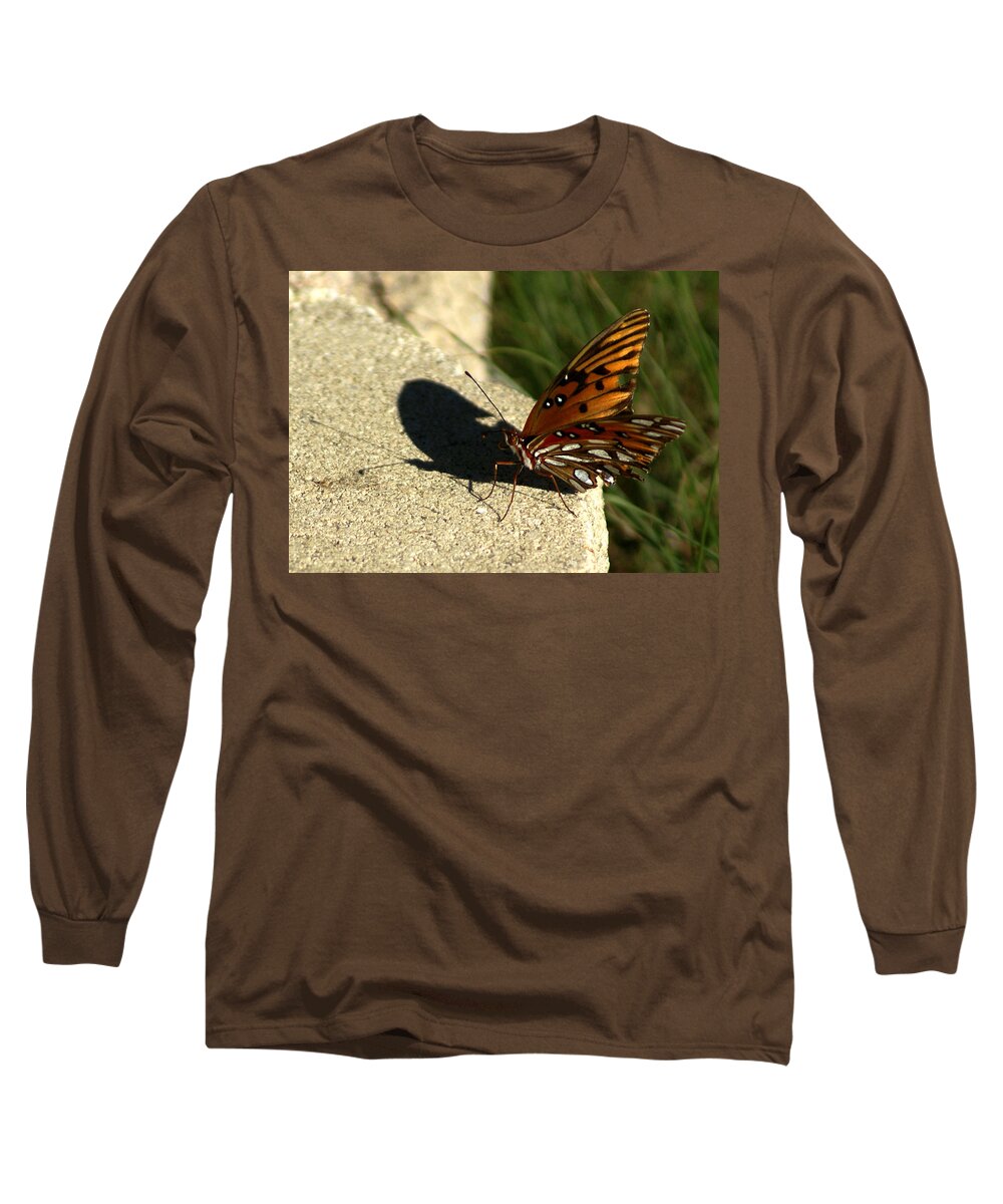 Shadow Long Sleeve T-Shirt featuring the photograph Shadow by Chauncy Holmes