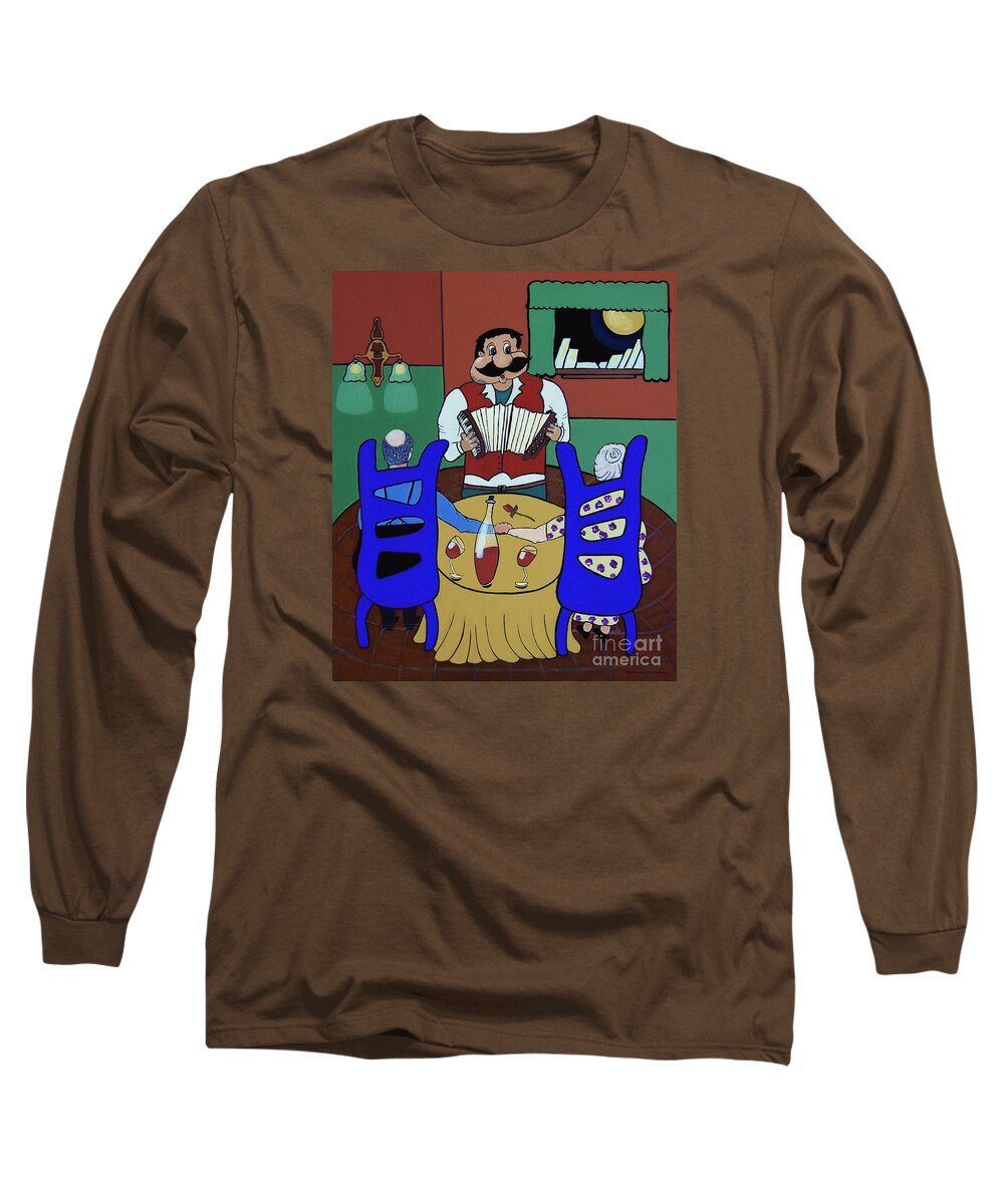 Love Long Sleeve T-Shirt featuring the painting The Anniversary by Barbara McMahon