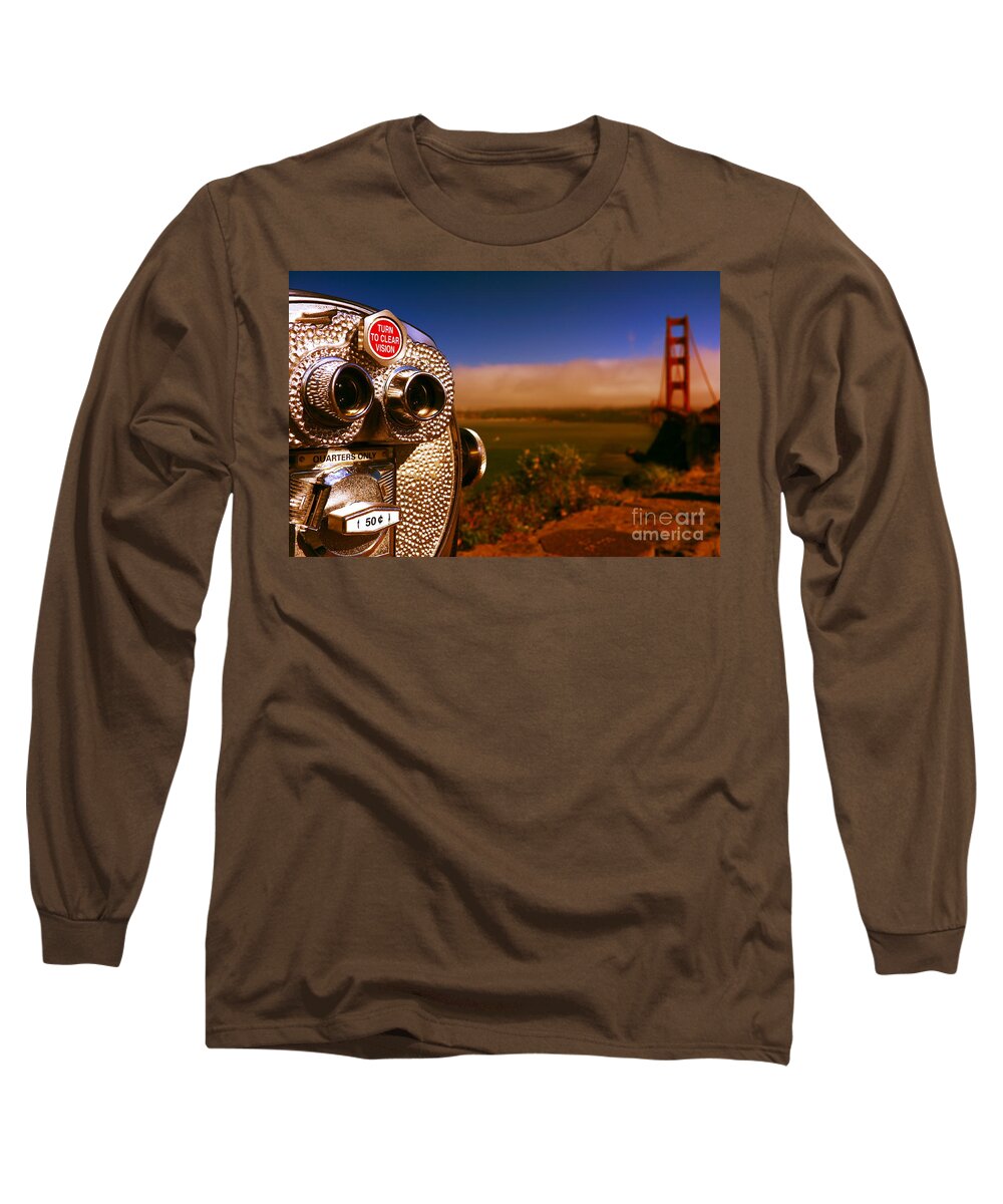Golden Long Sleeve T-Shirt featuring the photograph The Old Robot by Jonas Luis