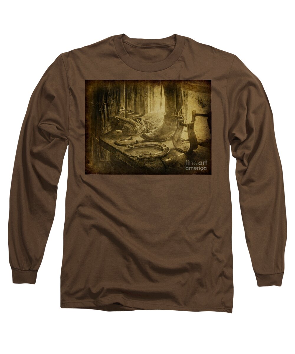 Old West Long Sleeve T-Shirt featuring the photograph The Old West by Erika Weber