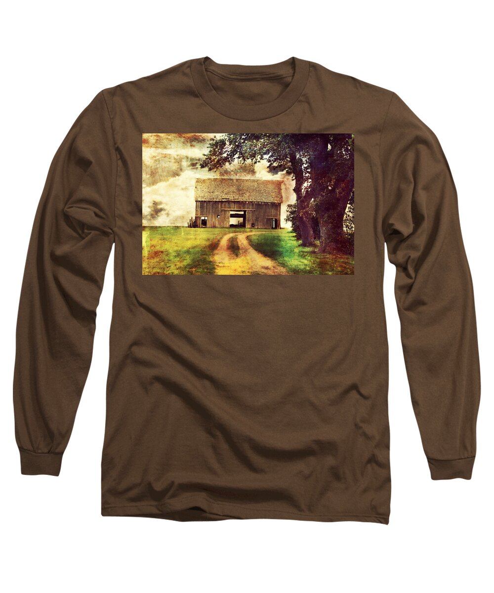 Farm Long Sleeve T-Shirt featuring the photograph The Other Side by Julie Hamilton