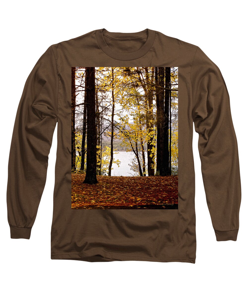 Glacier Park Long Sleeve T-Shirt featuring the photograph View of Lake McDonald by Susan Kinney