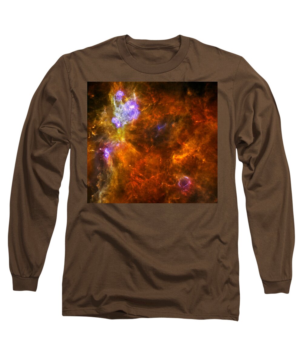 Science Long Sleeve T-Shirt featuring the photograph W3 Nebula by Science Source