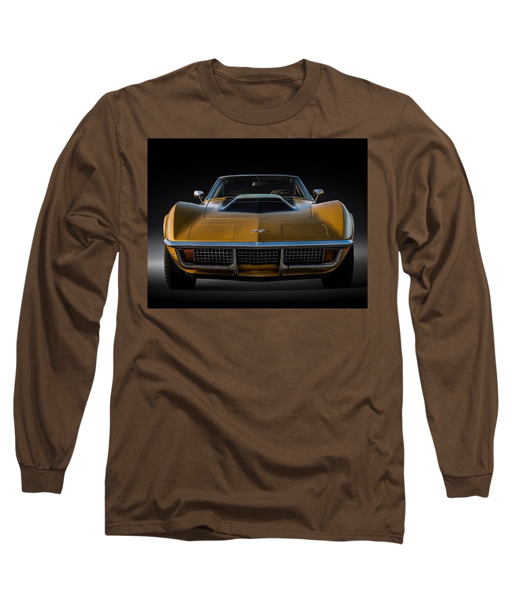 Corvette Long Sleeve T-Shirt featuring the digital art War Bonnet by Douglas Pittman
