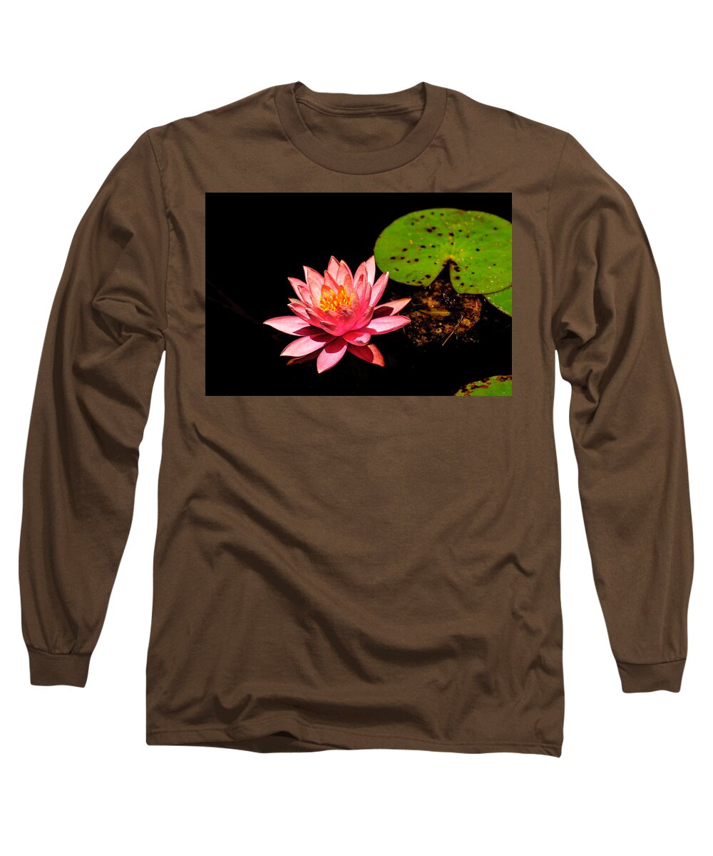 Water Lily Long Sleeve T-Shirt featuring the photograph Water Lily by John Johnson