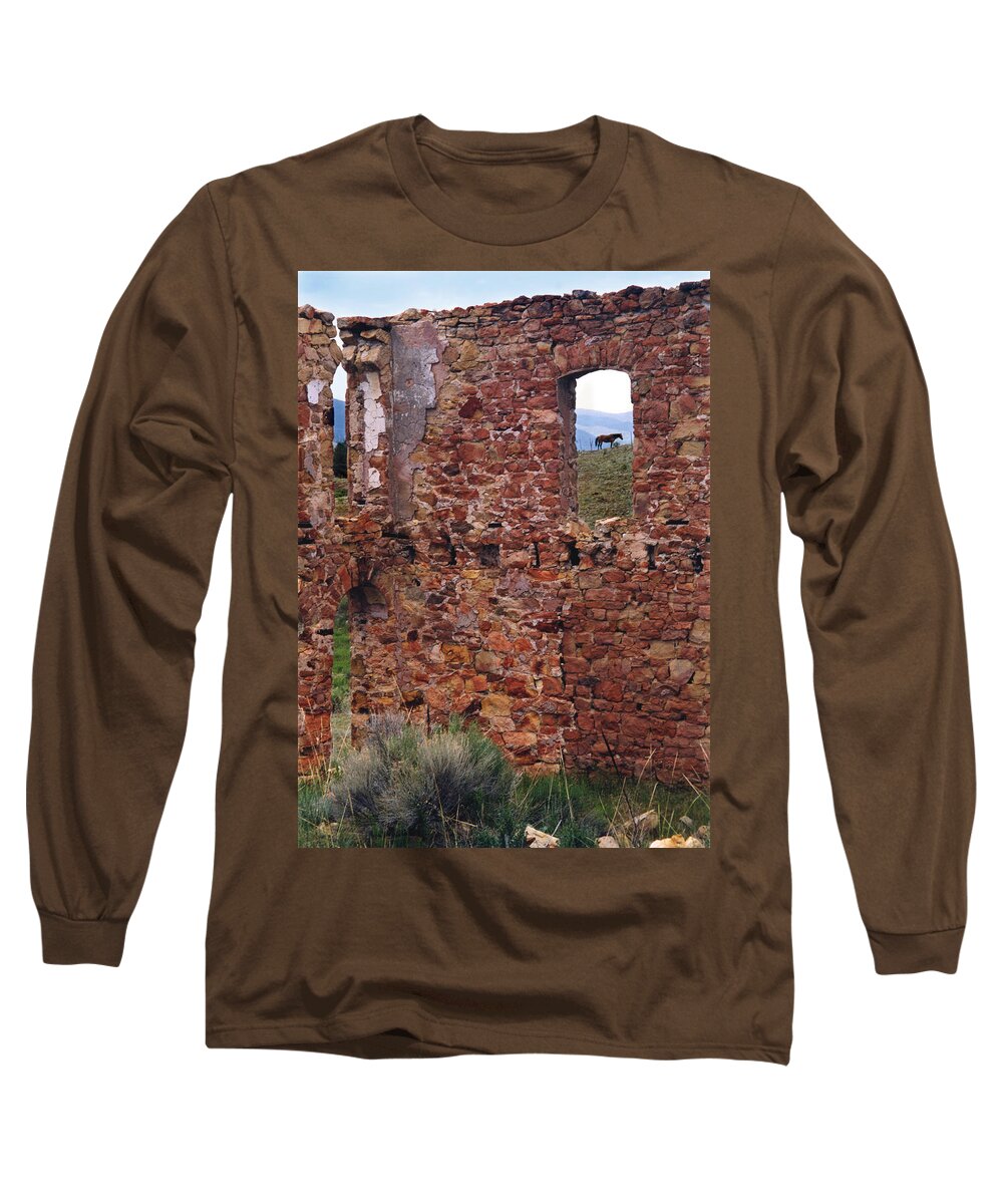 Elizabeth Town Long Sleeve T-Shirt featuring the photograph Mutz Hotel by Ron Weathers