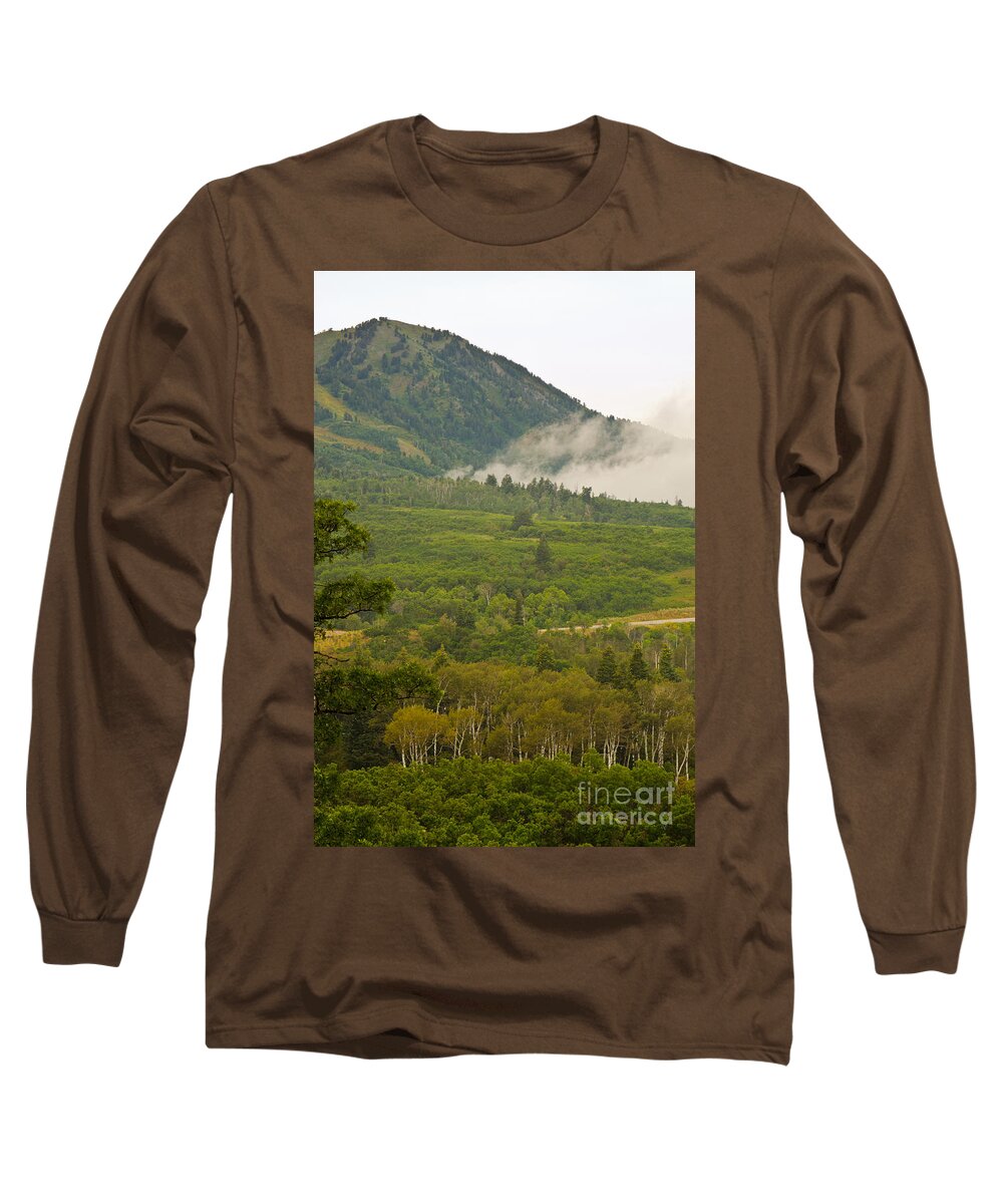 Fine Art Long Sleeve T-Shirt featuring the photograph Snowbasin Utah #1 by Donna Greene