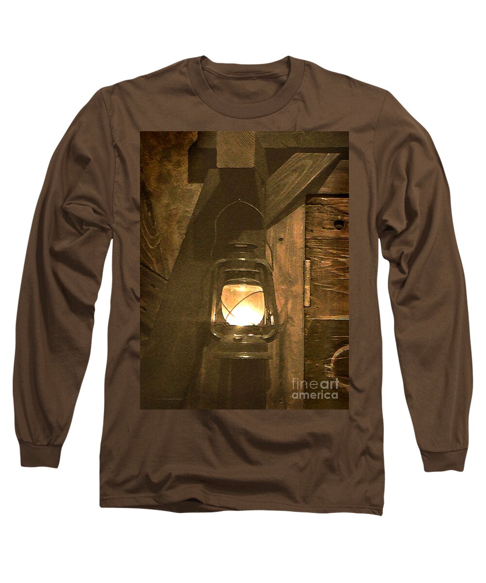 Cristopher Ernest Long Sleeve T-Shirt featuring the photograph A Guiding Light by Cristophers Dream Artistry
