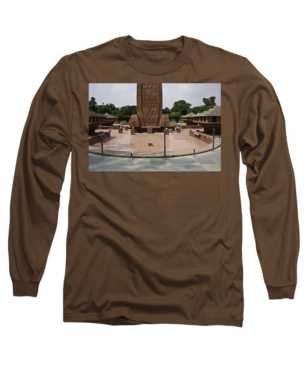 Amritsar Long Sleeve T-Shirt featuring the photograph Base of the Jallianwala Bagh memorial in Amritsar by Ashish Agarwal