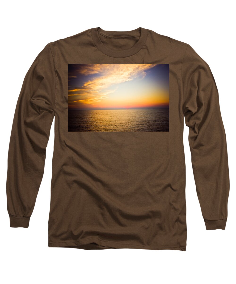 Sunset Long Sleeve T-Shirt featuring the photograph Heavenly by Sara Frank