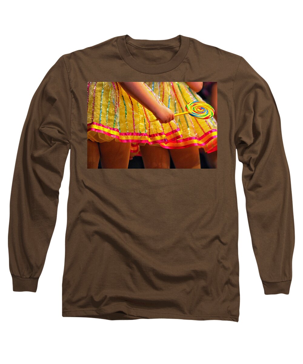 Lollipop Long Sleeve T-Shirt featuring the photograph I Want Candy by Lauri Novak