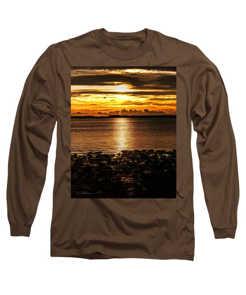 Sunset Long Sleeve T-Shirt featuring the photograph Illuminated by Christopher Holmes