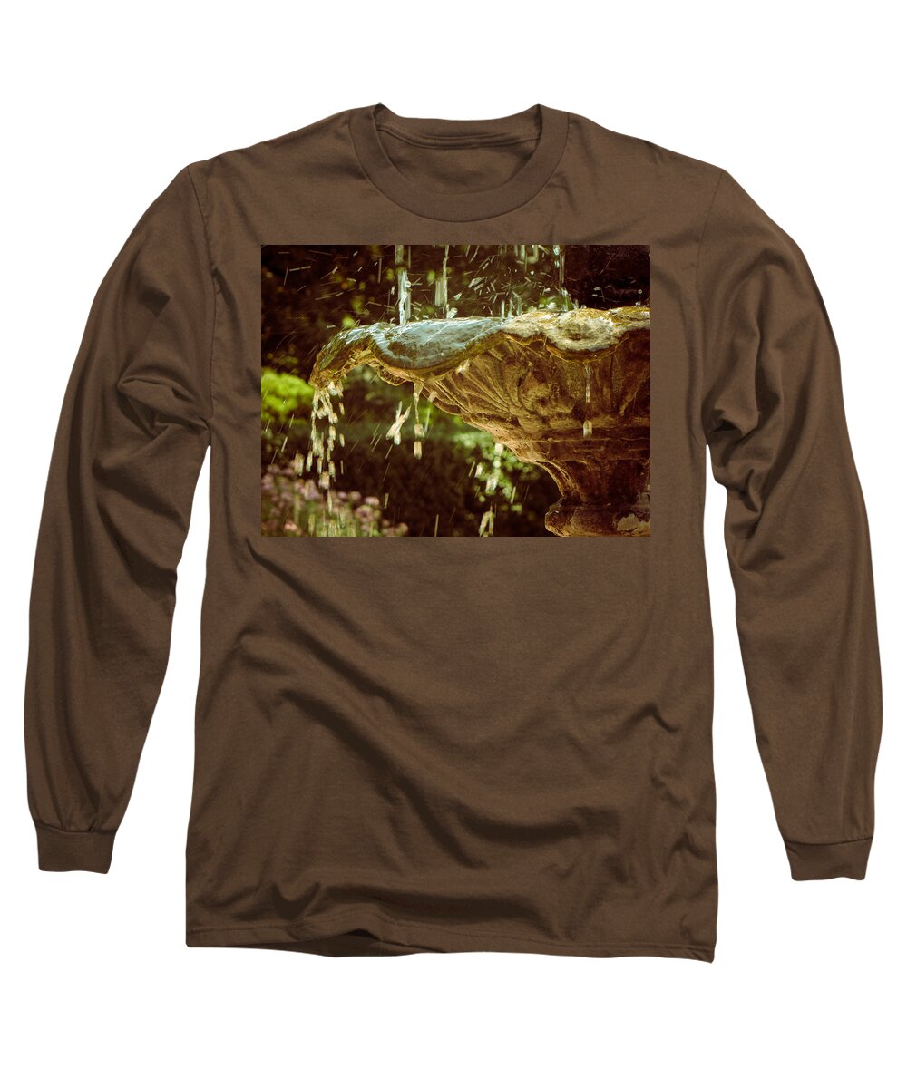 Fountain Long Sleeve T-Shirt featuring the photograph The Fountain by Jessica Brawley