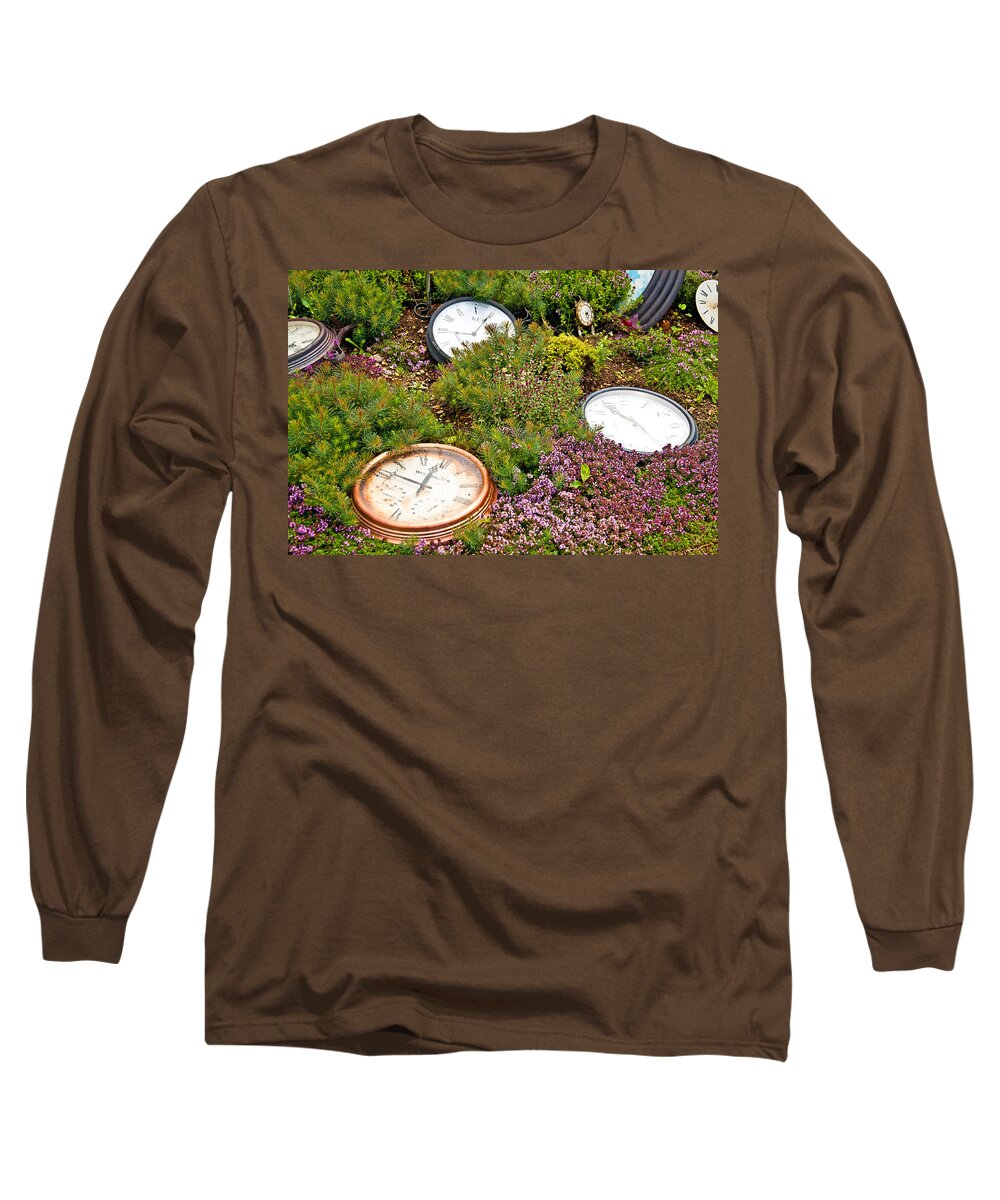 Thyme Long Sleeve T-Shirt featuring the photograph Thyme and Time by Chris Thaxter