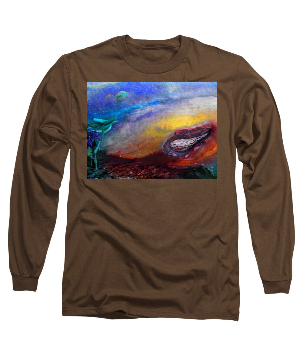 Nature Long Sleeve T-Shirt featuring the digital art Travel by Richard Laeton