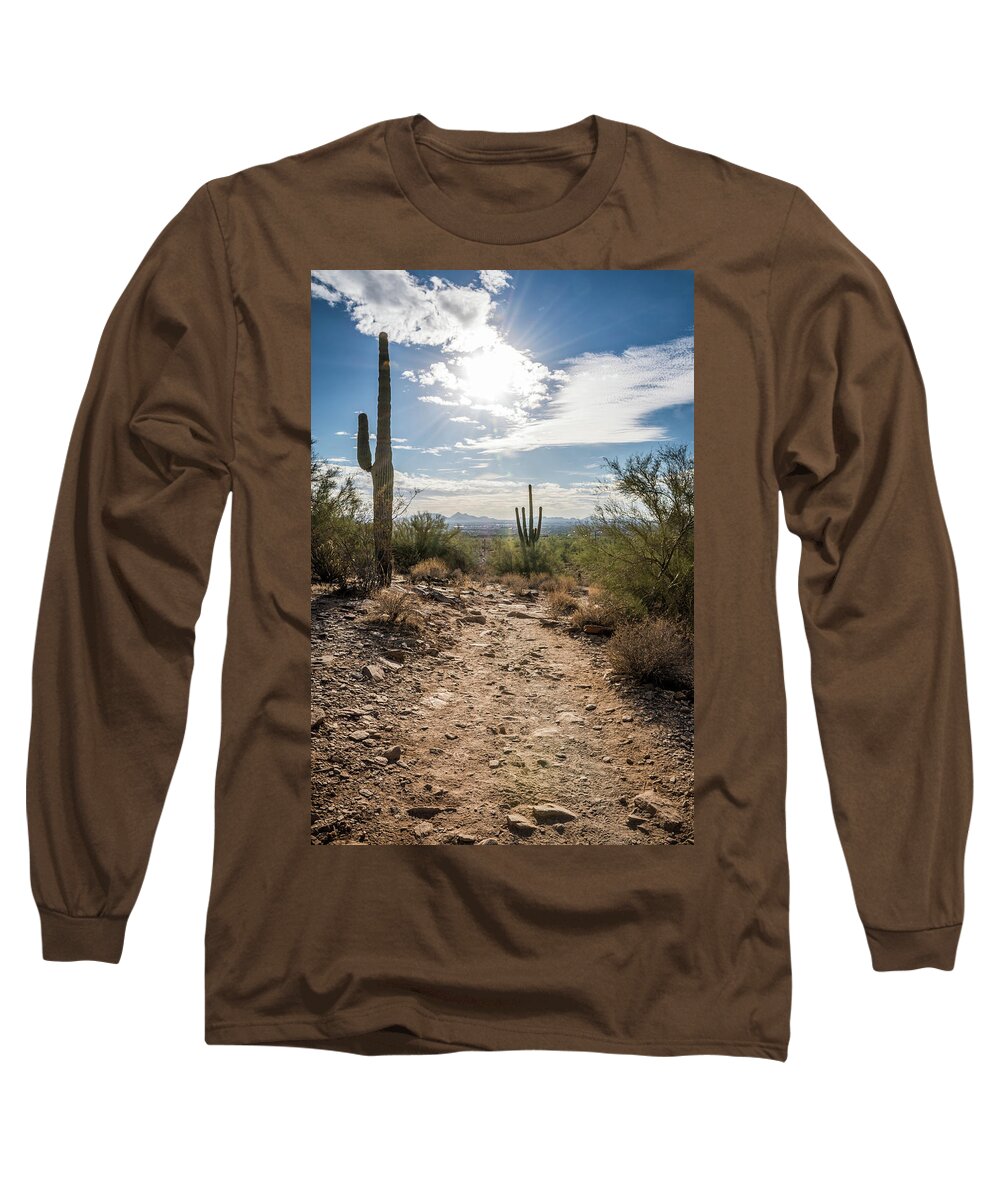 Mcdowell Long Sleeve T-Shirt featuring the photograph McDowell Trails #2 by David Hart