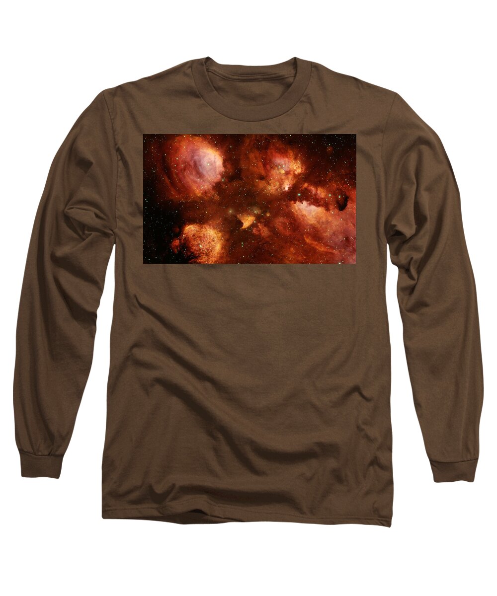 Space Long Sleeve T-Shirt featuring the digital art Space #2 by Maye Loeser