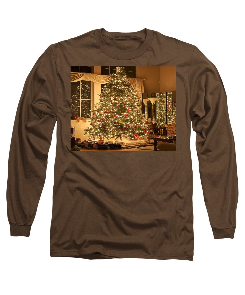 Christmas Long Sleeve T-Shirt featuring the digital art Christmas #47 by Super Lovely