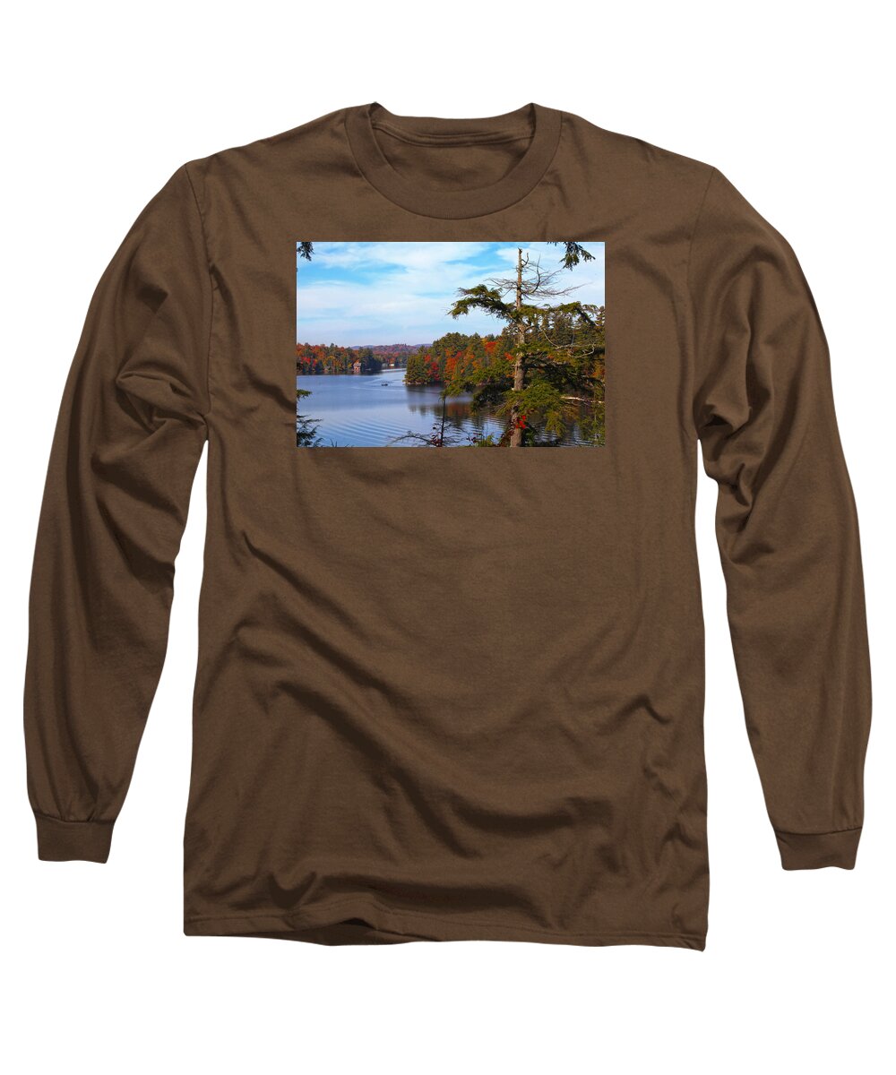 Adirondack Long Sleeve T-Shirt featuring the photograph Adirondack View by Robert Och