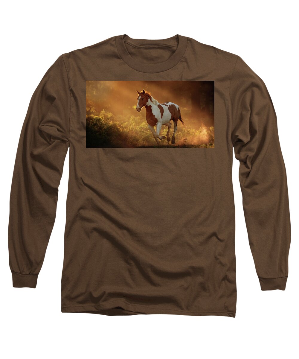 Three Bars Ranch Long Sleeve T-Shirt featuring the photograph Apache - Three Bars Ranch by Ryan Courson