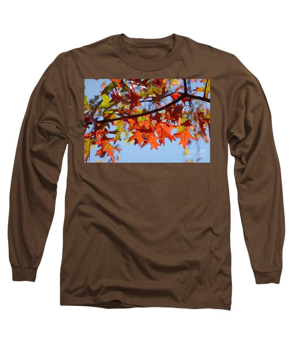 Autumn Long Sleeve T-Shirt featuring the photograph Autumn Leaves 16 by Jean Bernard Roussilhe