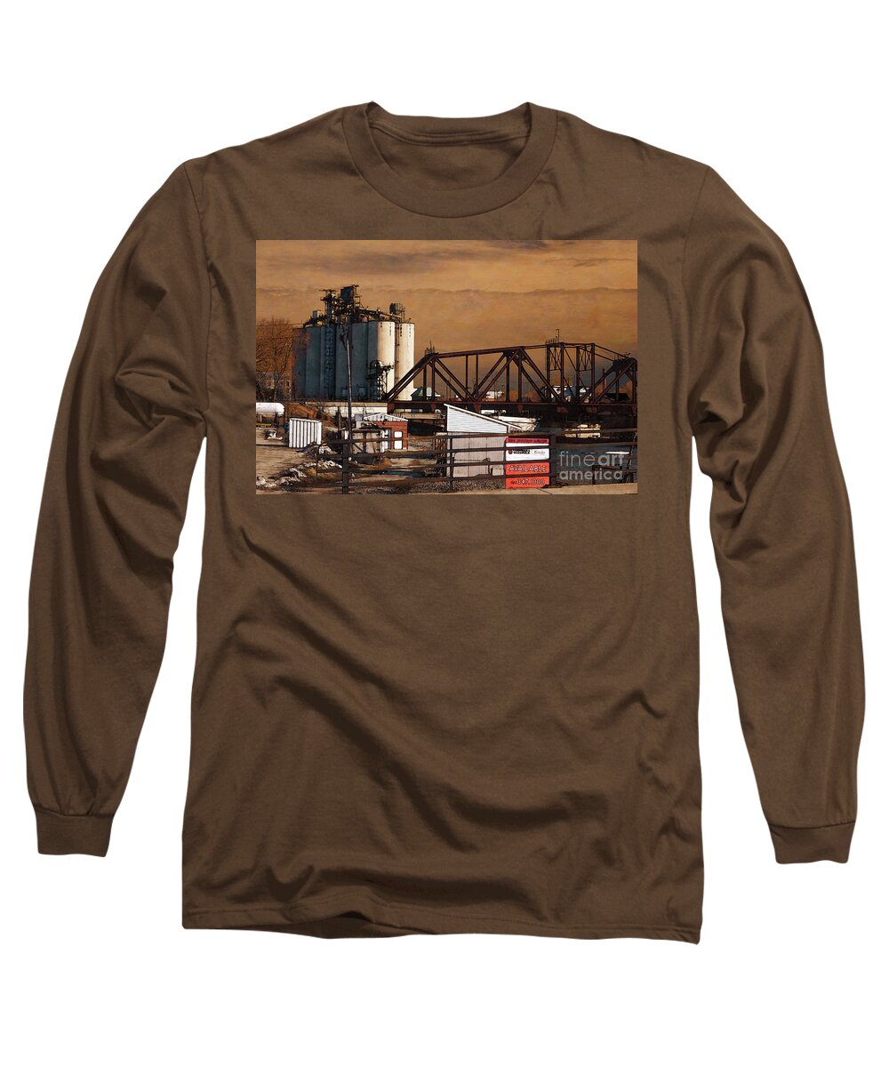River Long Sleeve T-Shirt featuring the digital art Available by David Blank