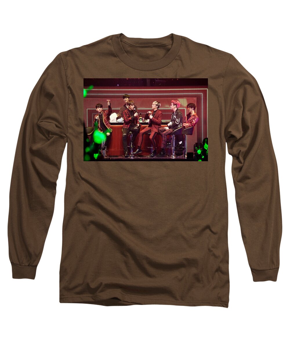 B.a.p Long Sleeve T-Shirt featuring the photograph B.a.p by Jackie Russo