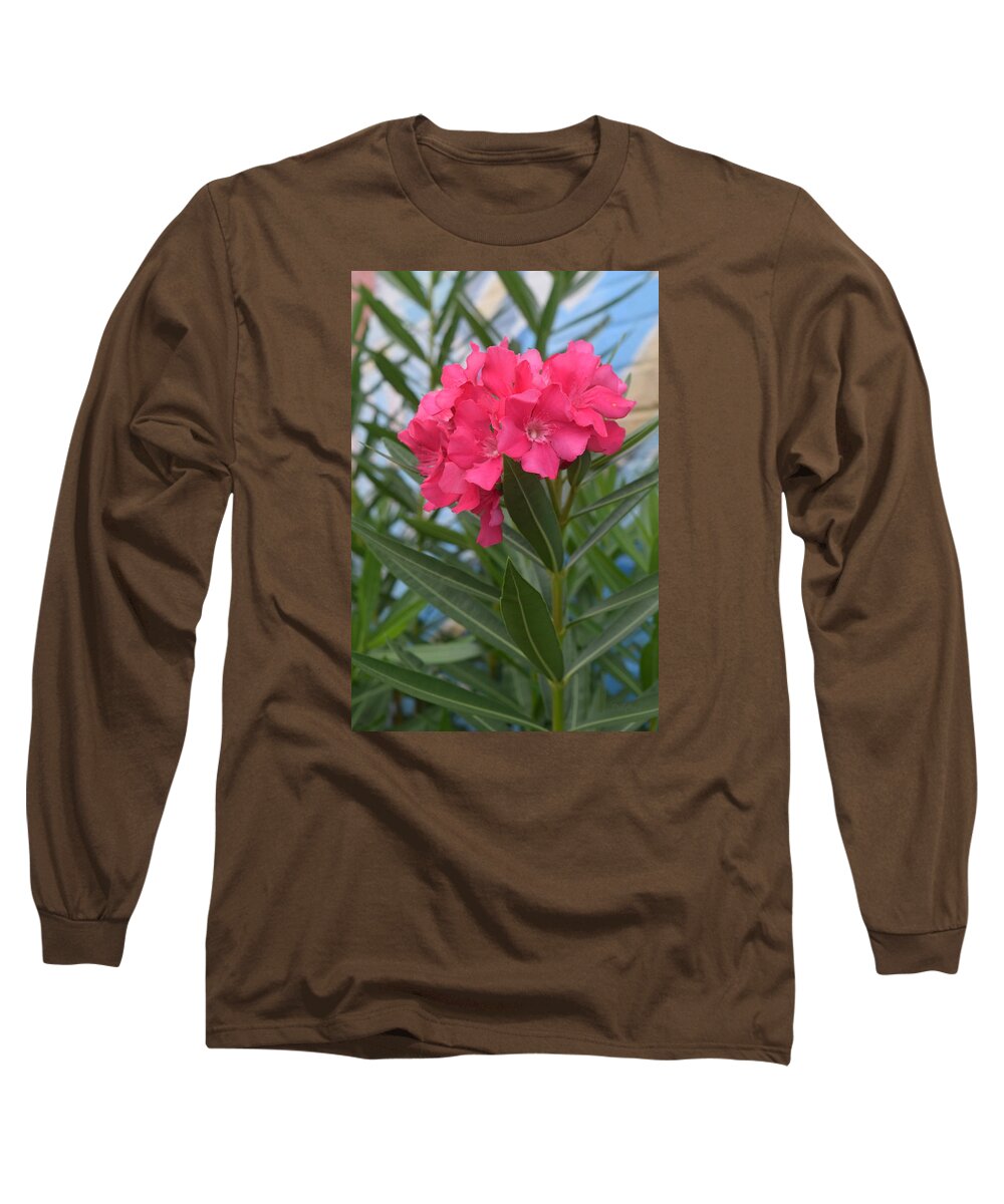 Flower Long Sleeve T-Shirt featuring the photograph Beach Flower by Deborah Crew-Johnson
