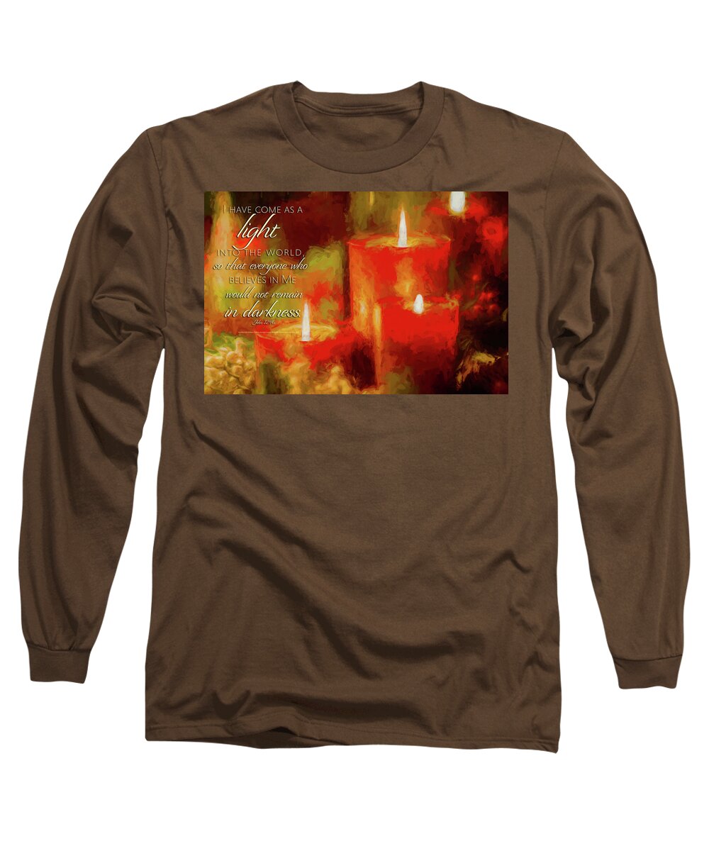 Christmas Long Sleeve T-Shirt featuring the digital art Christmas Light by Barry Wills