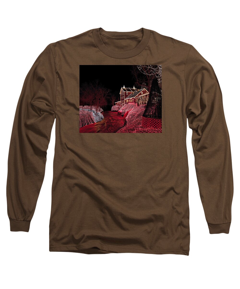 Clifton Mill Long Sleeve T-Shirt featuring the photograph Clifton Mill by Deborah Penland