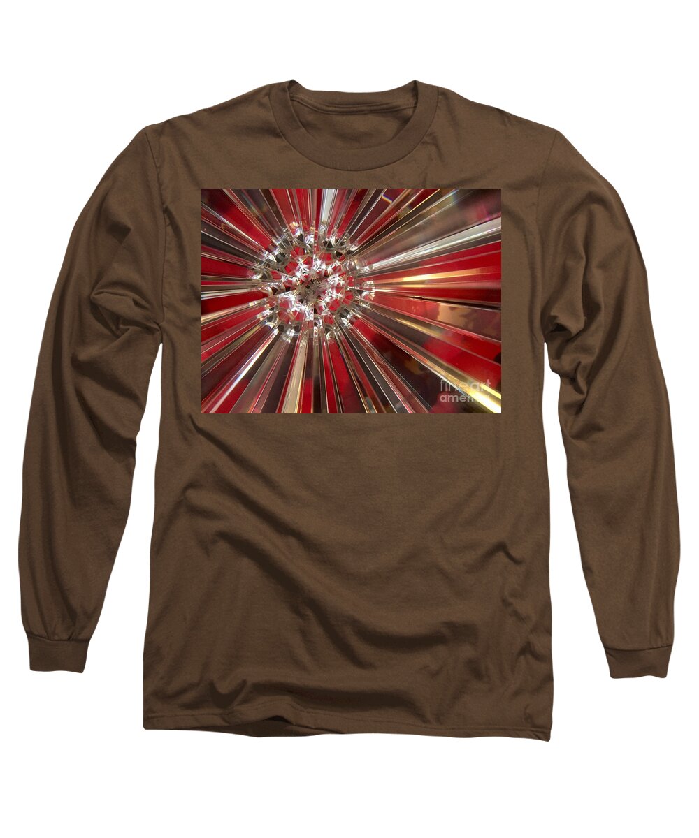 Red Long Sleeve T-Shirt featuring the photograph Color Series 1-13 by J Doyne Miller