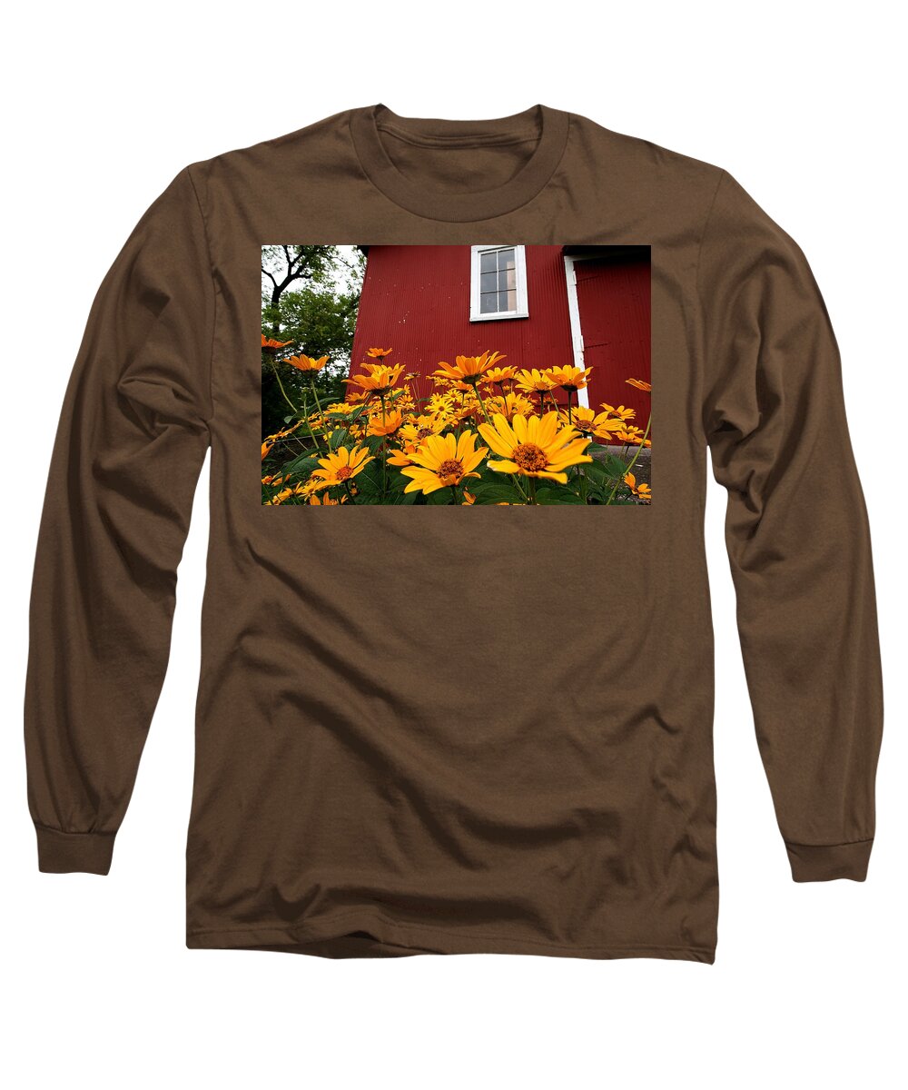 Flowers Long Sleeve T-Shirt featuring the photograph Colors by Neal Nealis