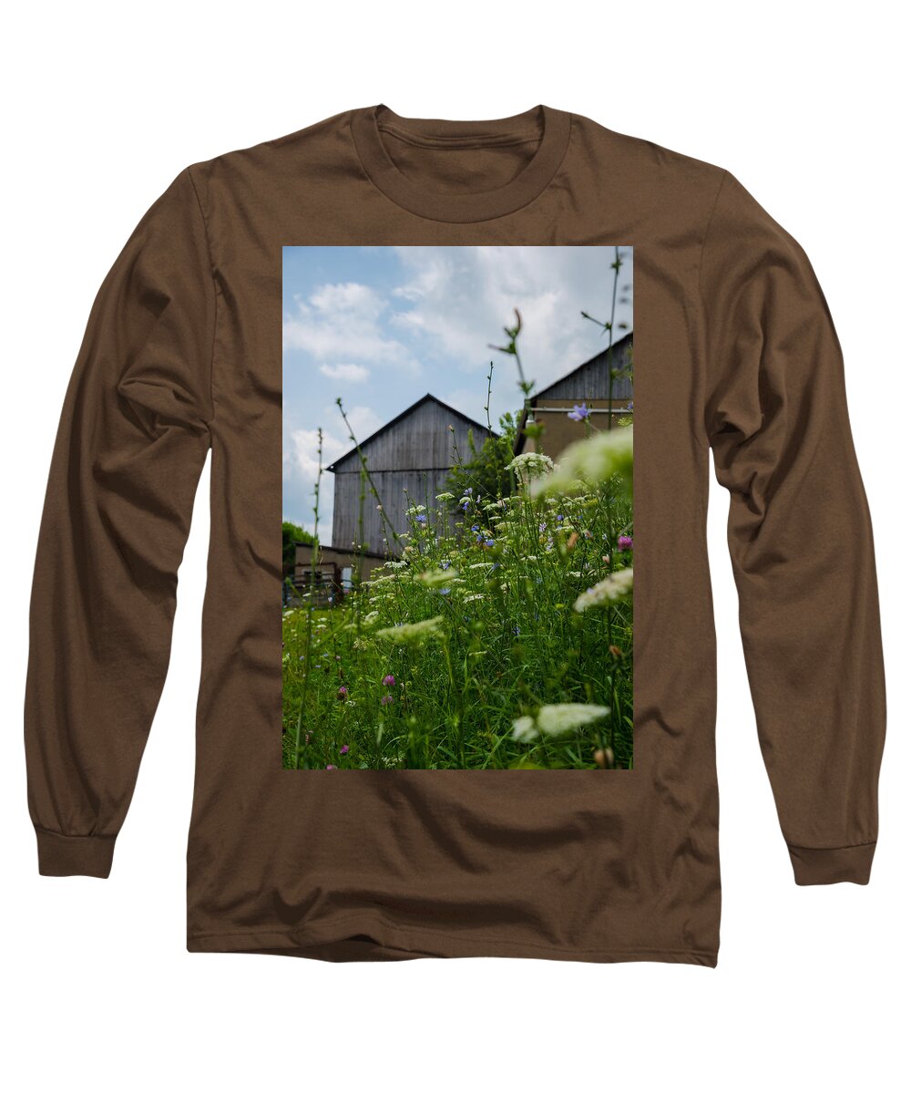 Farm Long Sleeve T-Shirt featuring the photograph Country Life by Holden The Moment