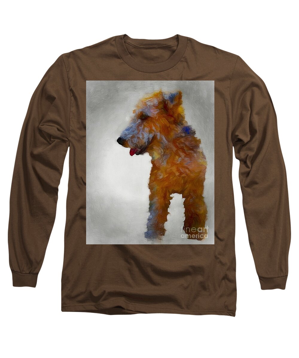 John+kolenberg Long Sleeve T-Shirt featuring the photograph Darby Dog by John Kolenberg