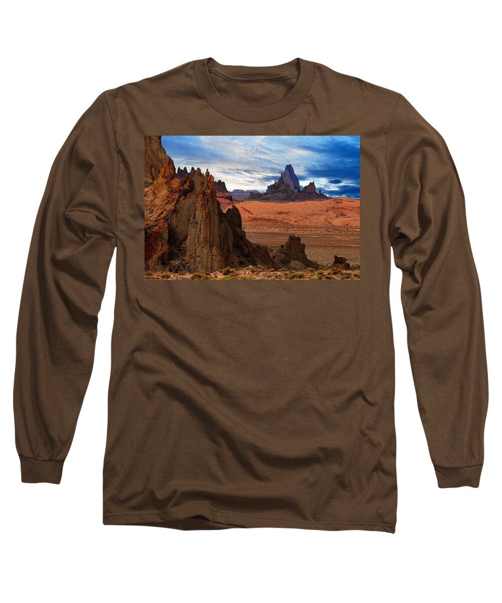 Harry Spitz Long Sleeve T-Shirt featuring the photograph Desert Rocks by Harry Spitz