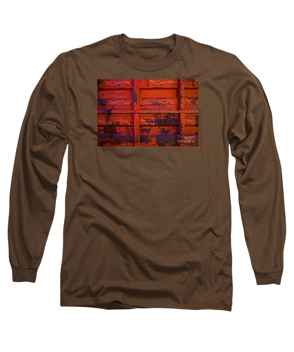 Color Long Sleeve T-Shirt featuring the photograph Dump Truck by Barbara Schultheis