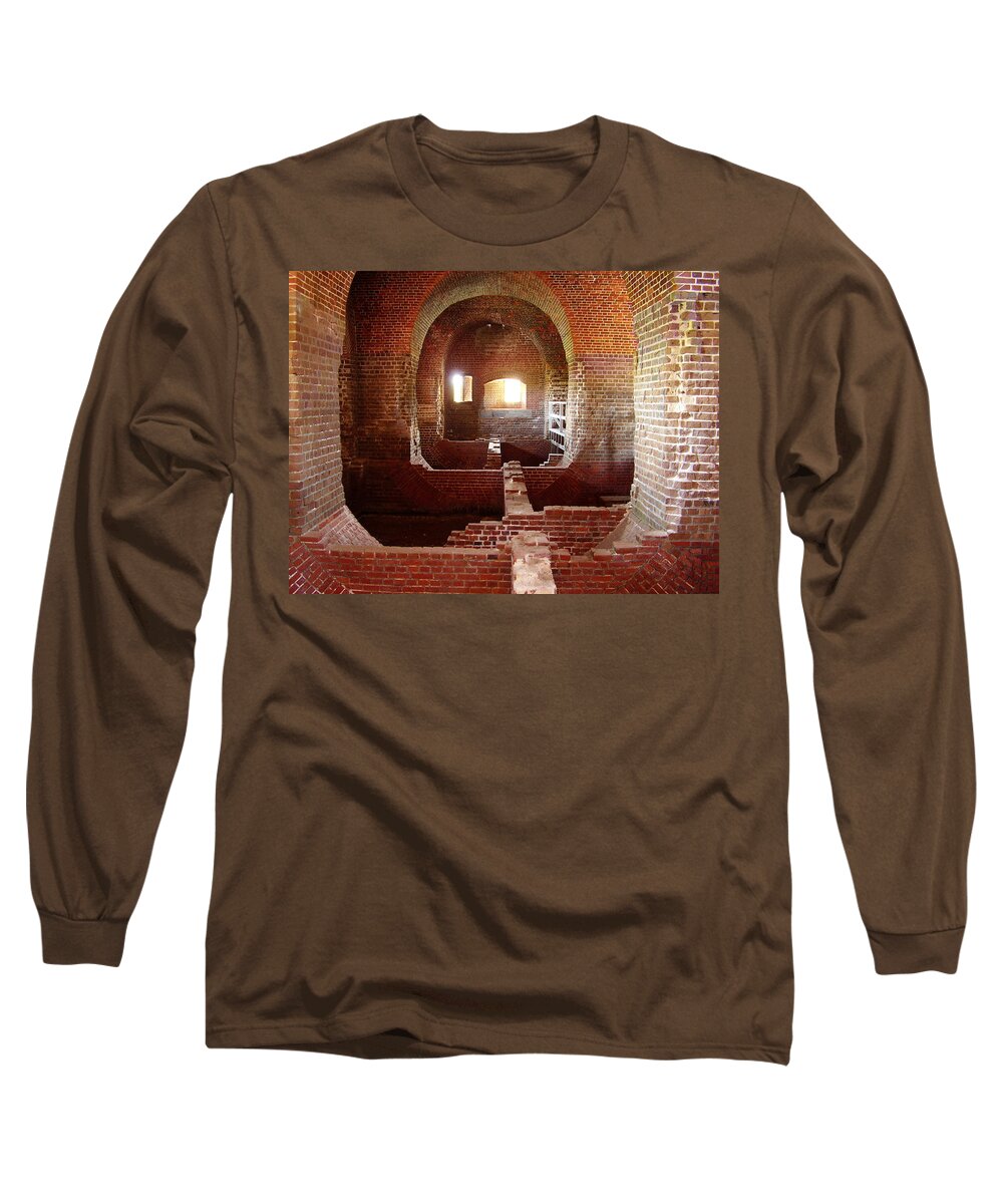 Fort Pulaski Long Sleeve T-Shirt featuring the photograph Fort Pulaski I by Flavia Westerwelle