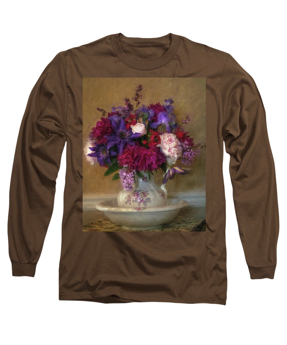 Flowers Long Sleeve T-Shirt featuring the photograph Fresh from the Garden by John Rivera