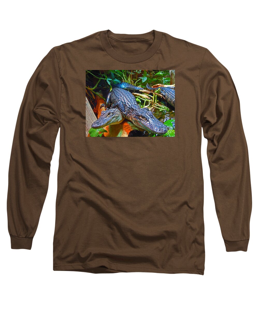  Long Sleeve T-Shirt featuring the photograph Gators 2 by David Frederick