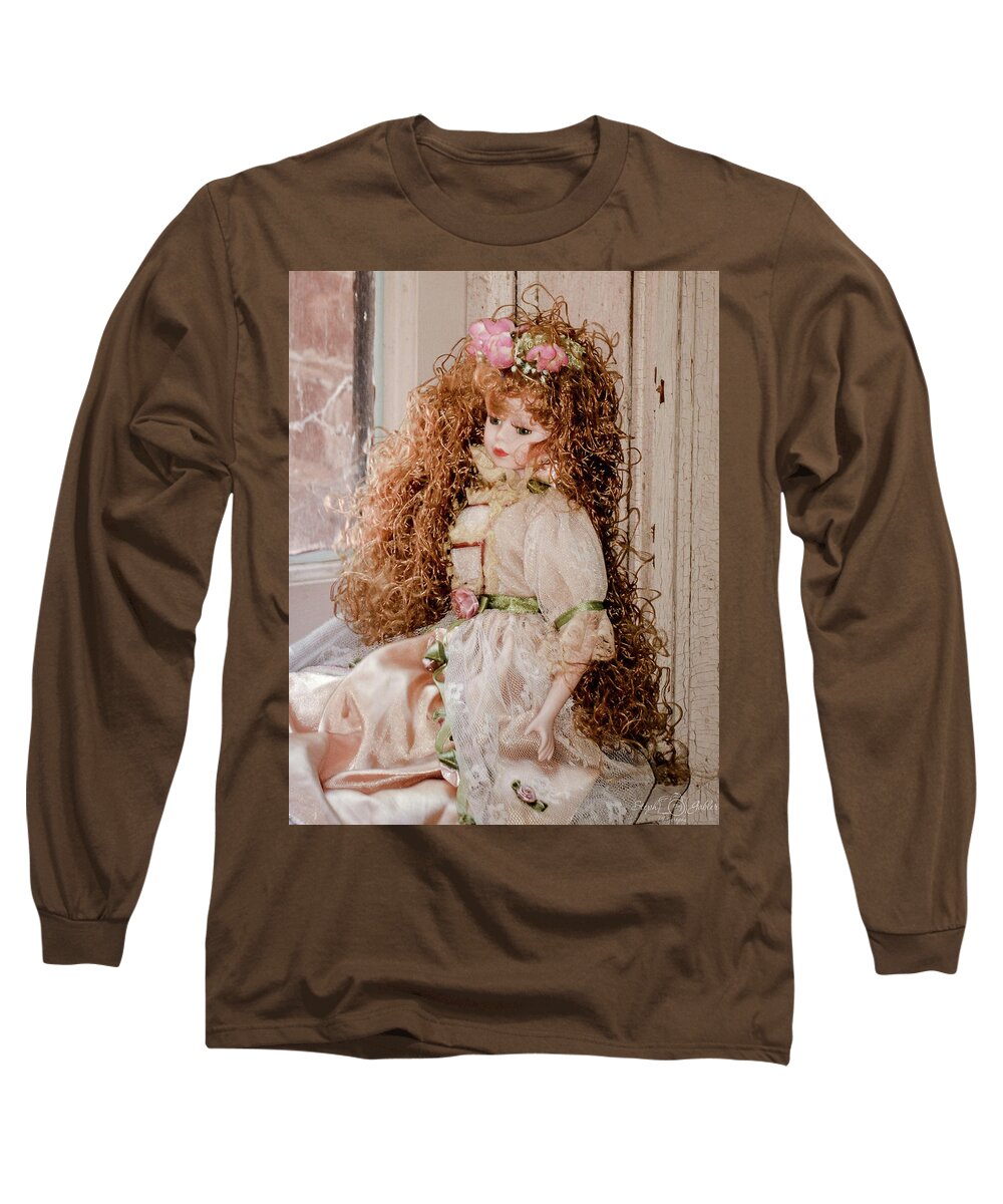 Doll Long Sleeve T-Shirt featuring the photograph Grandma's Doll by Steph Gabler