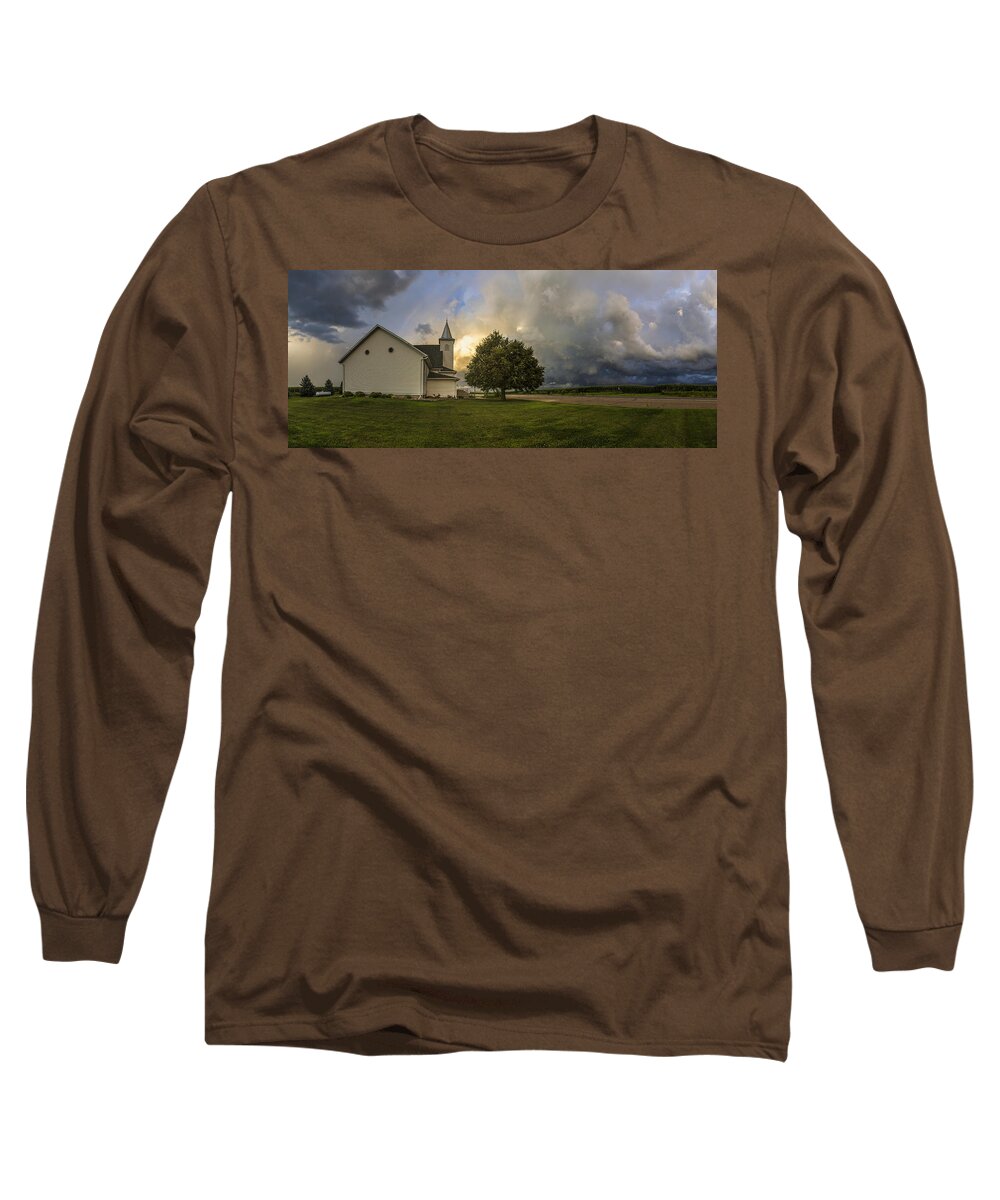 Severe Weather Long Sleeve T-Shirt featuring the photograph Grandview by Aaron J Groen