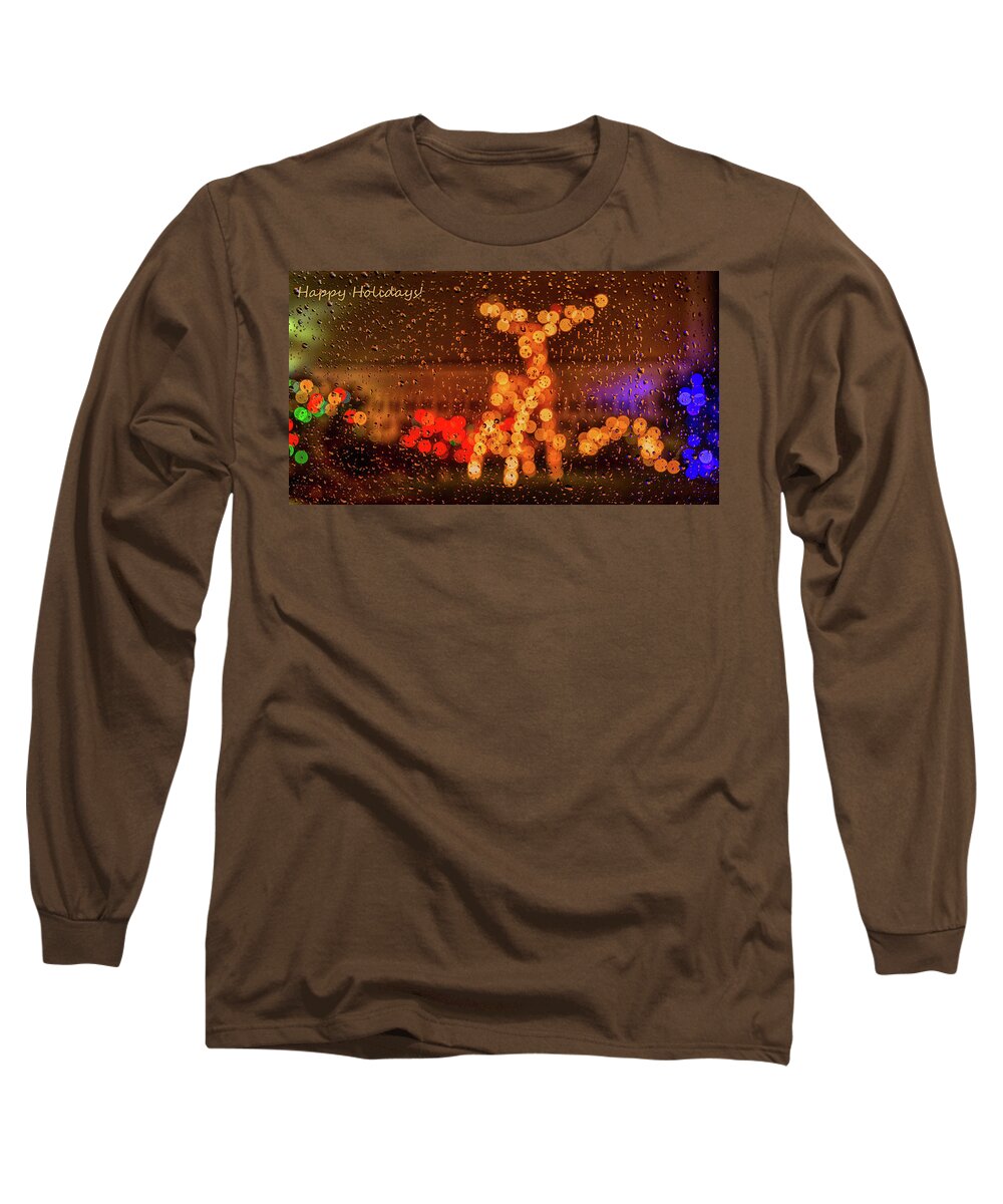 Seasonal Long Sleeve T-Shirt featuring the photograph Happy Holidays by Rob Davies