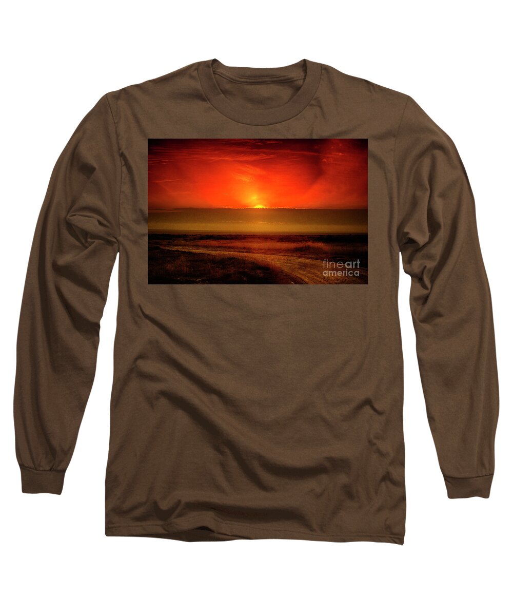 Sunrise Long Sleeve T-Shirt featuring the photograph Happy New Year by Pravine Chester