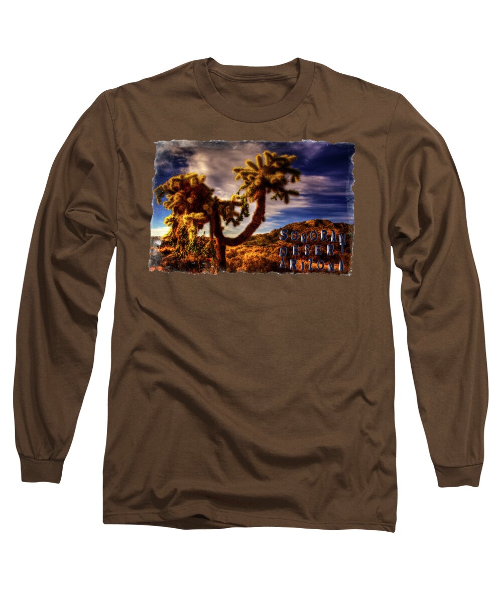 Arizona Long Sleeve T-Shirt featuring the photograph Jumping Cholla Cactus by Roger Passman