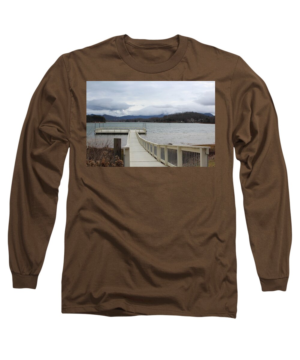 Georgia Long Sleeve T-Shirt featuring the photograph Lake Chatuge by Richie Parks