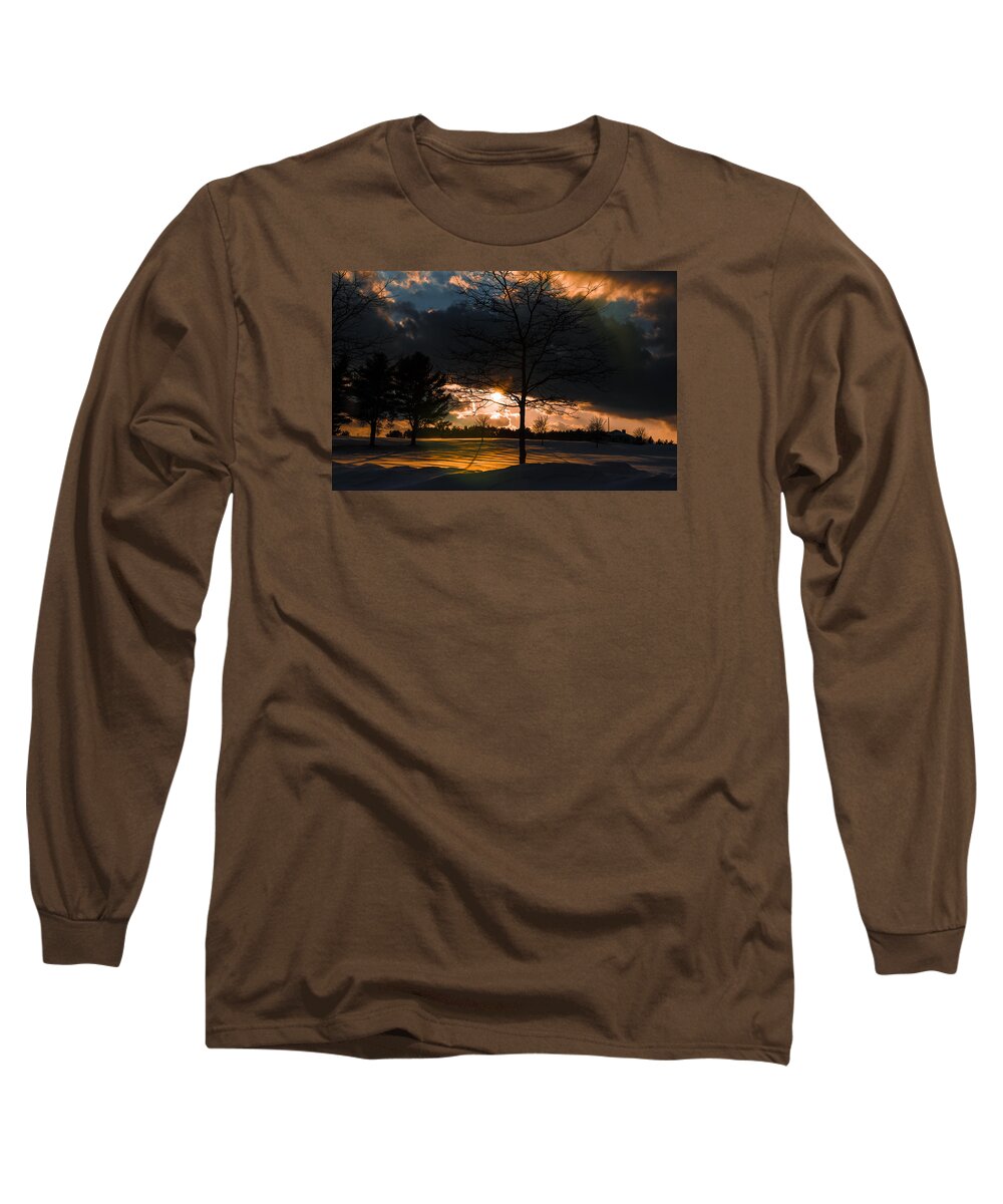 Sunset Long Sleeve T-Shirt featuring the photograph Late Afternoon Sun by Robert McKay Jones