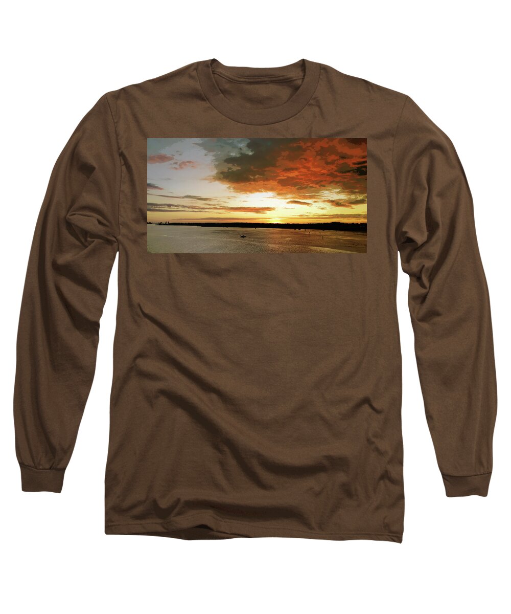 Mighty Sight Studio Long Sleeve T-Shirt featuring the photograph Light Show by Steve Sperry